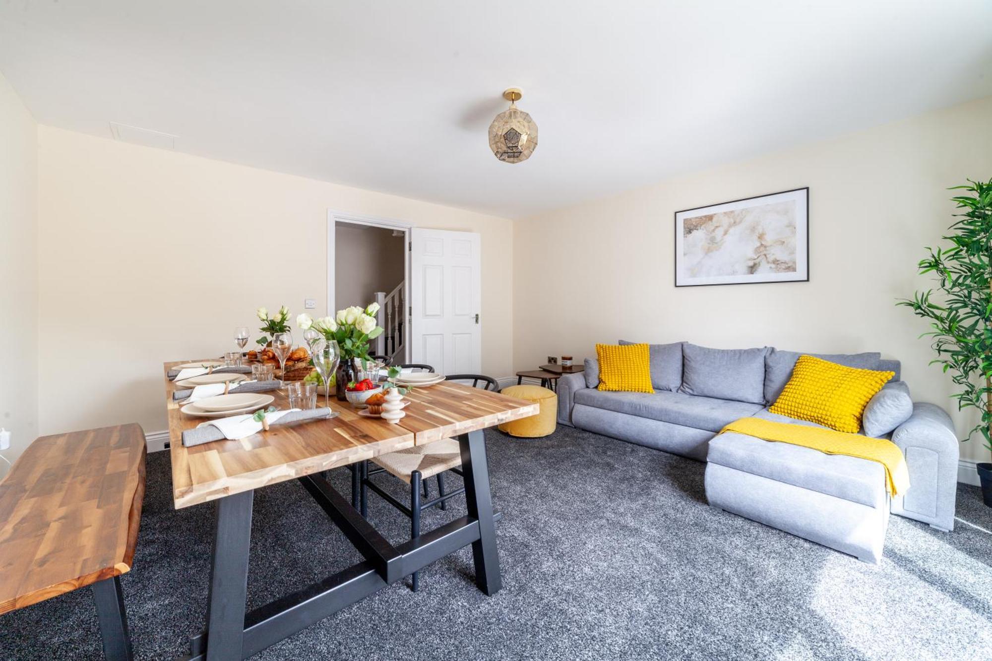 Arte Stays Serviced Houses Stratford - 3 Bedrooms 2 Bathrooms Houses London, Stratford, Maryland, Free Parking, Garden, Weekly Or Monthly Stays - Up To 8 Guests Exterior foto